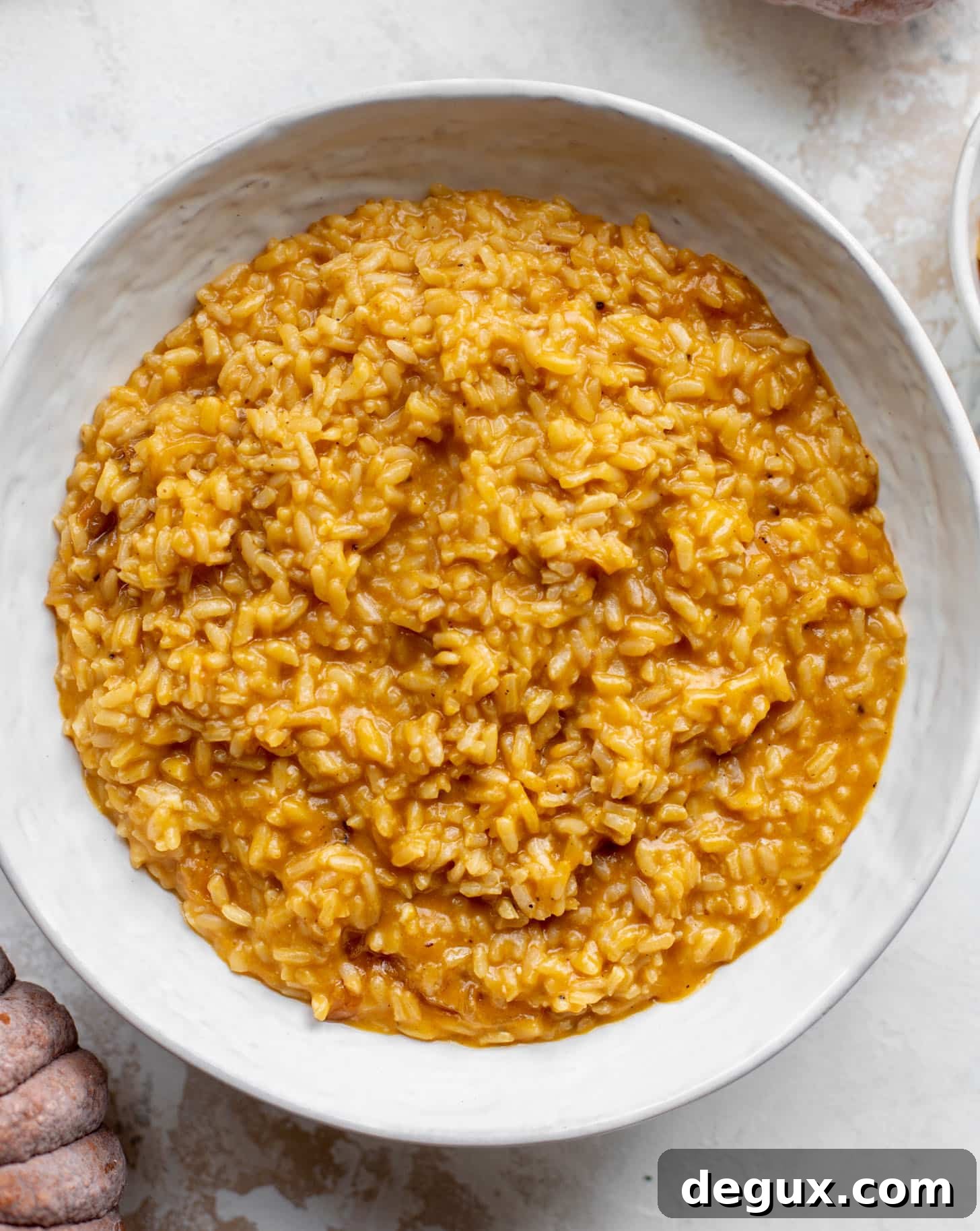 creamy pumpkin risotto