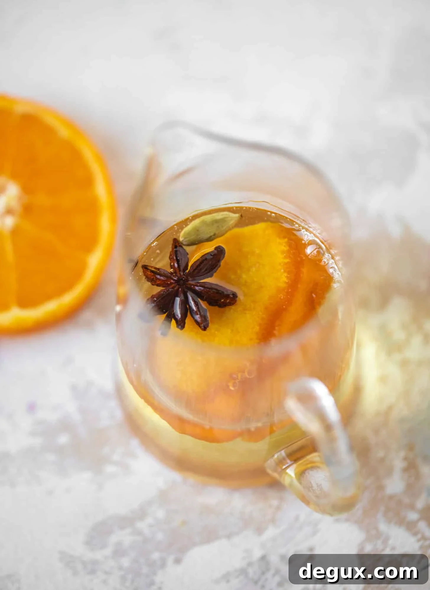 spiced orange syrup