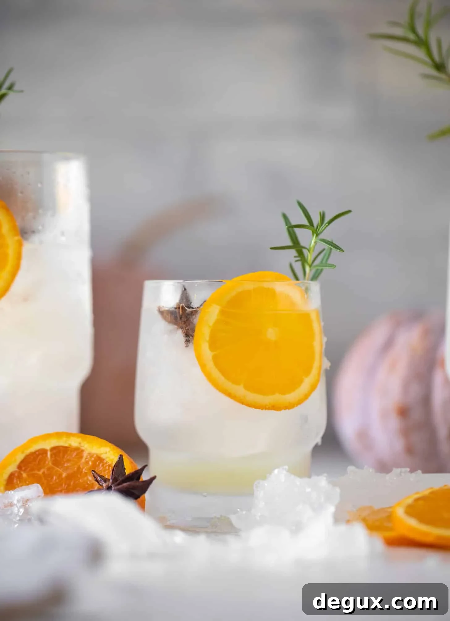 spiced orange gin and tonic