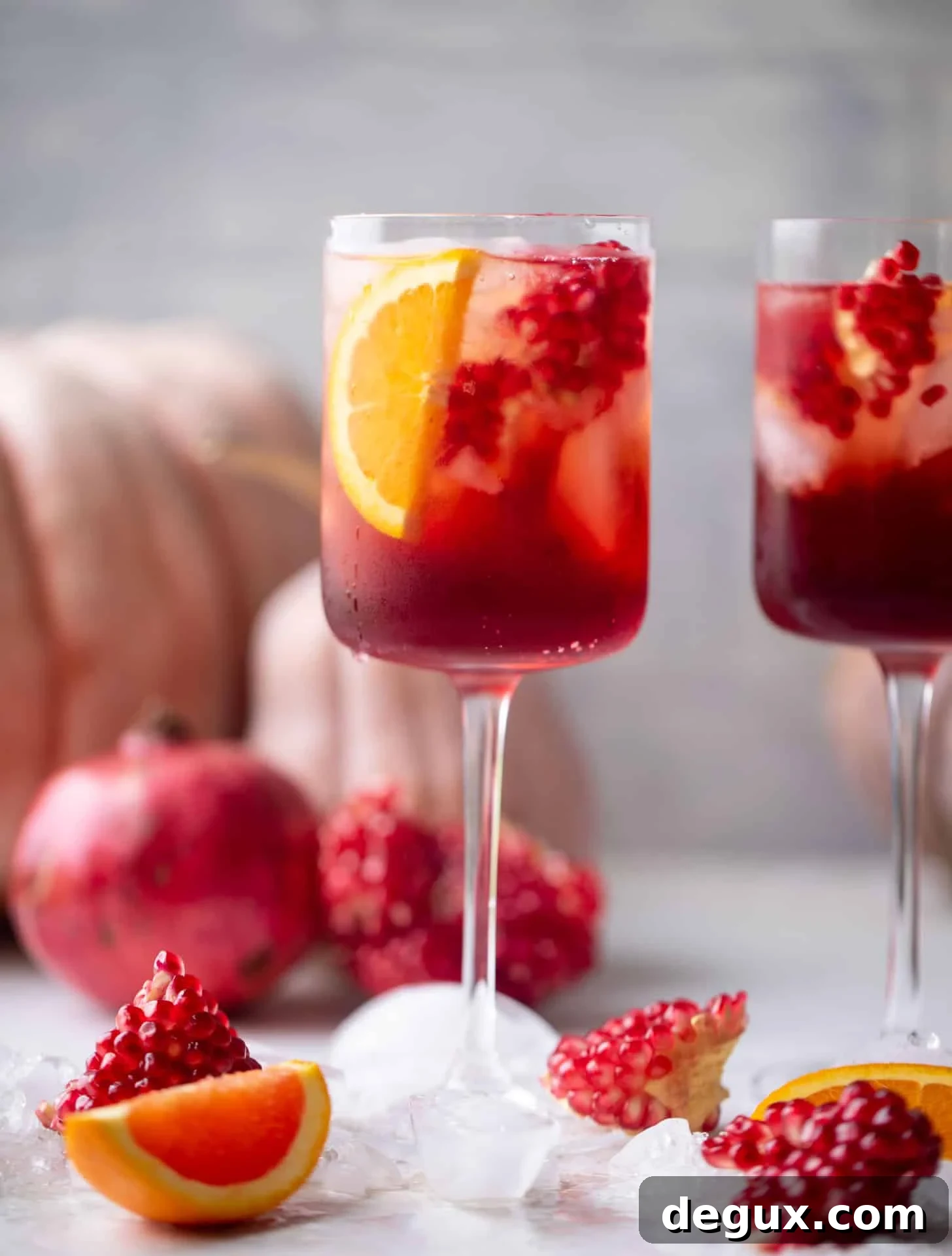 pomegranate aperol spritz