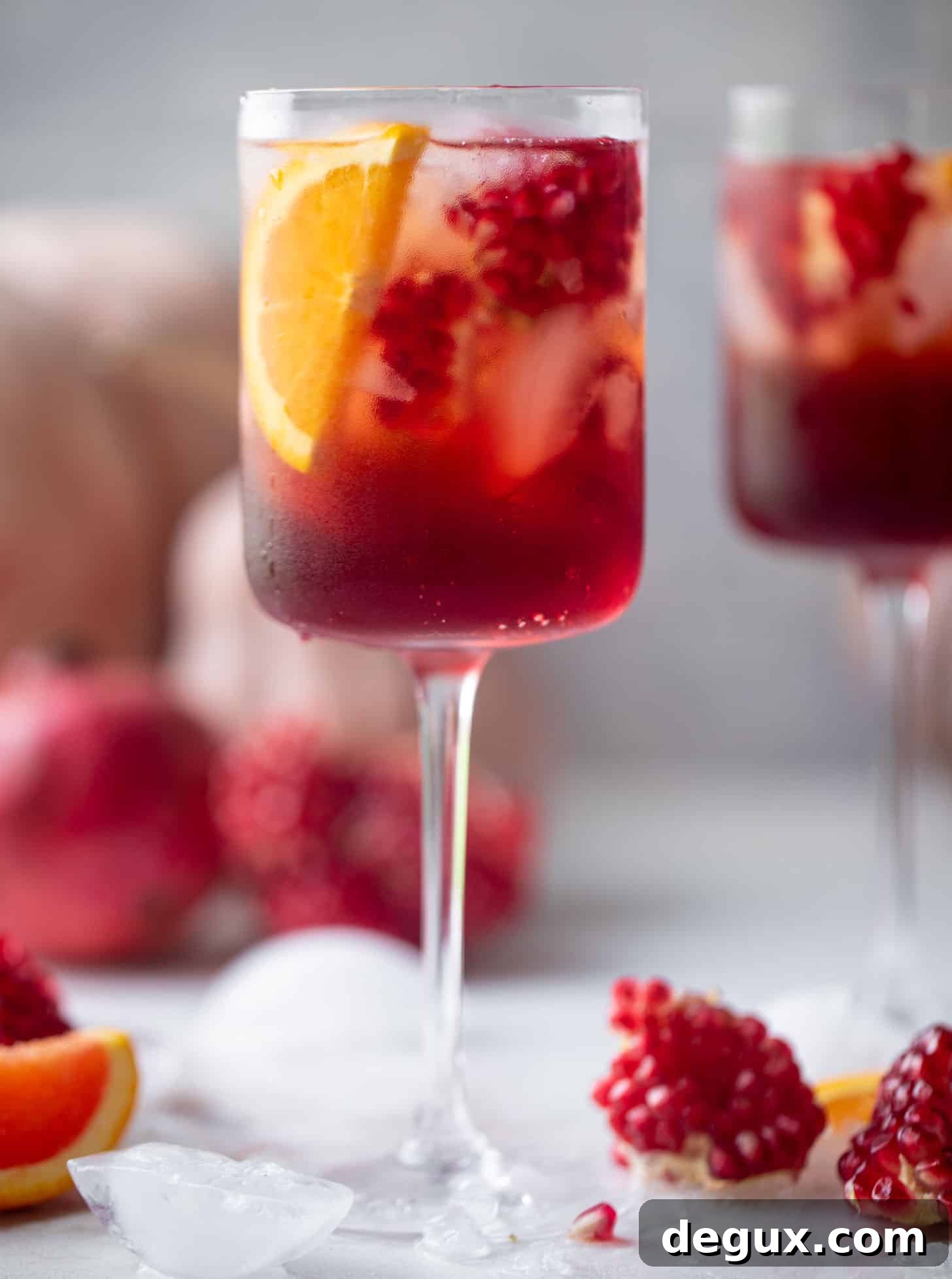 pomegranate aperol spritz