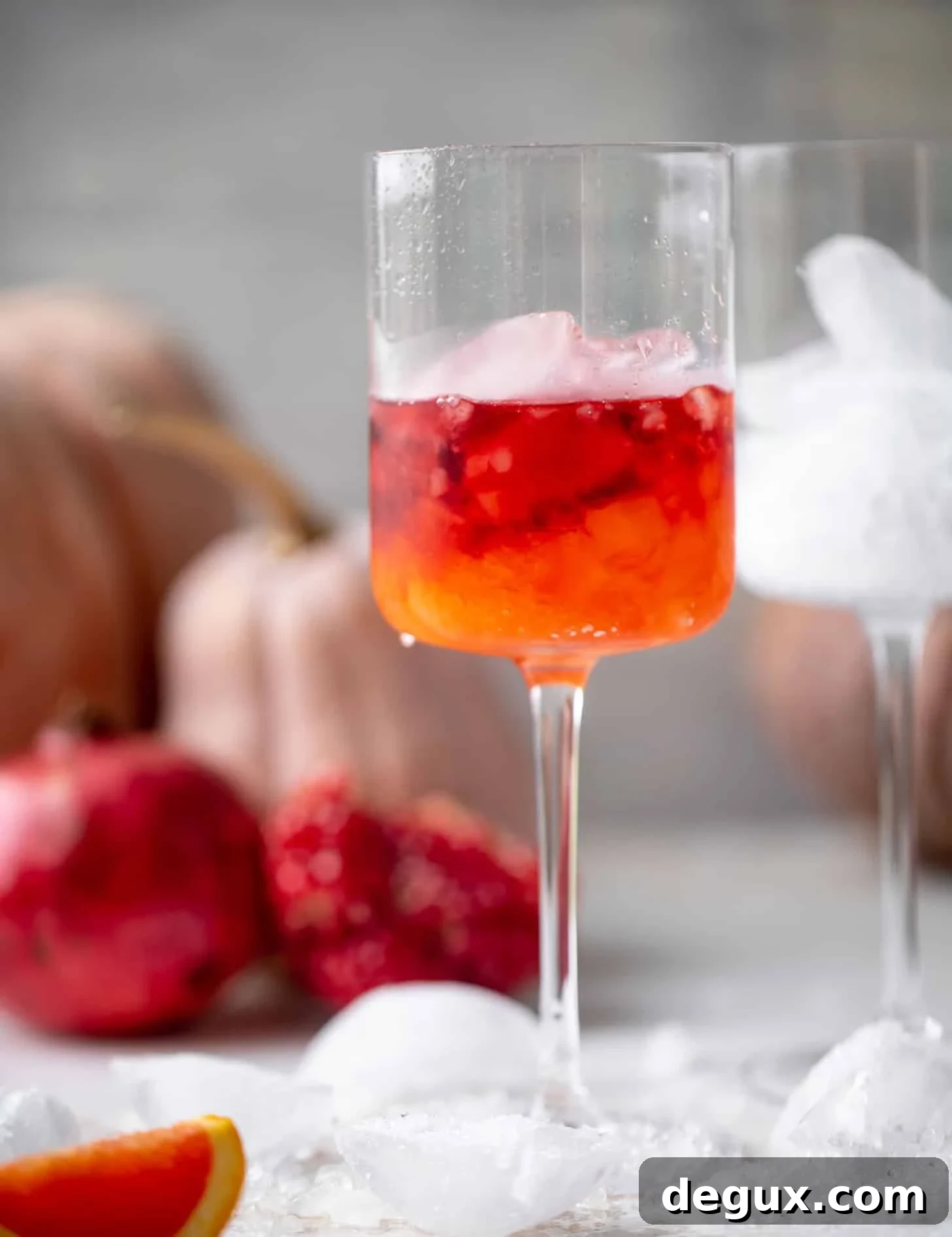 pomegranate aperol spritz