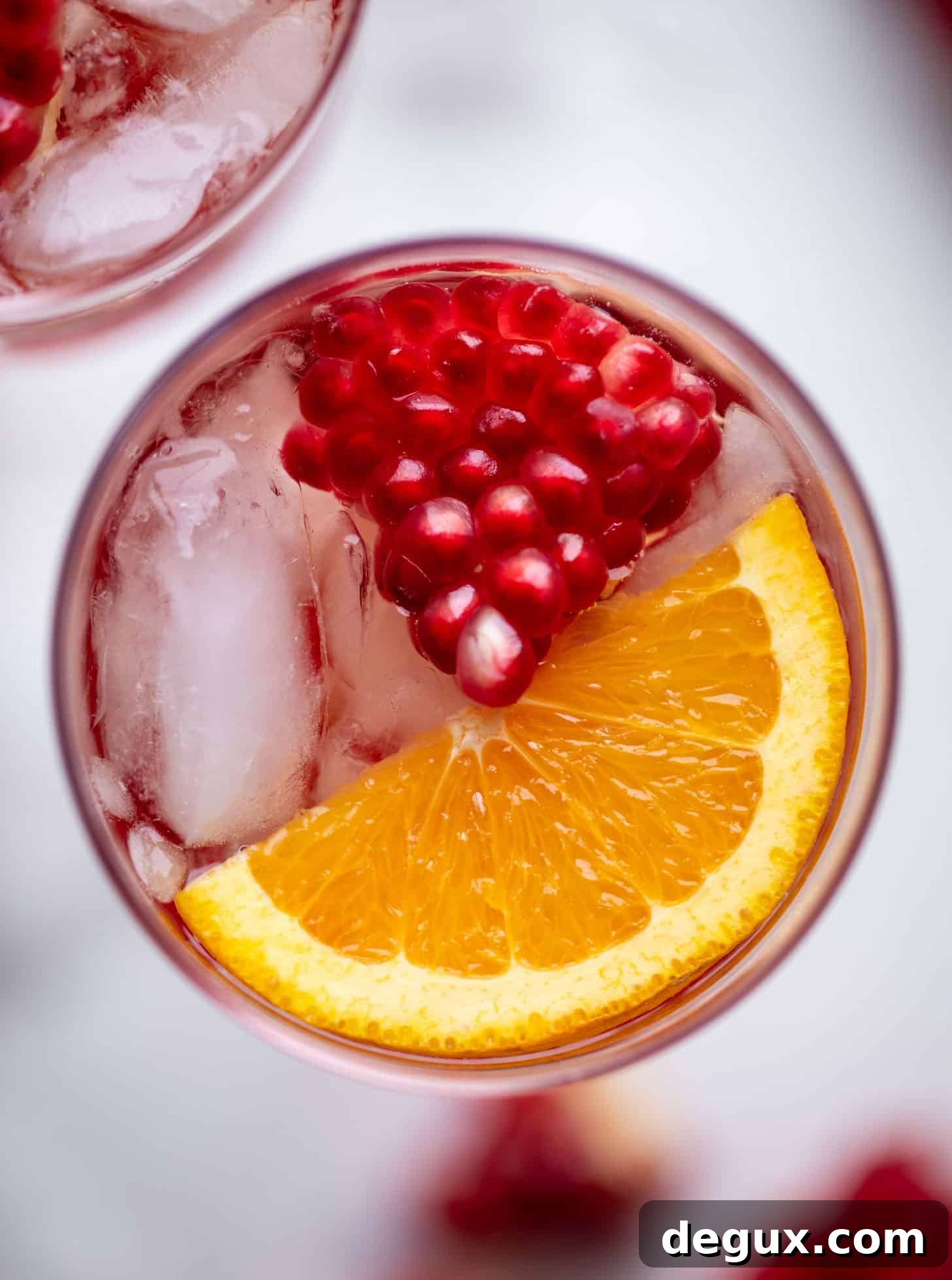 pomegranate aperol spritz