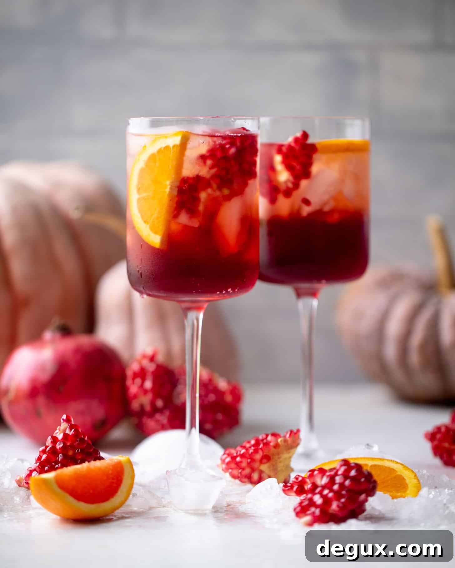 pomegranate aperol spritz