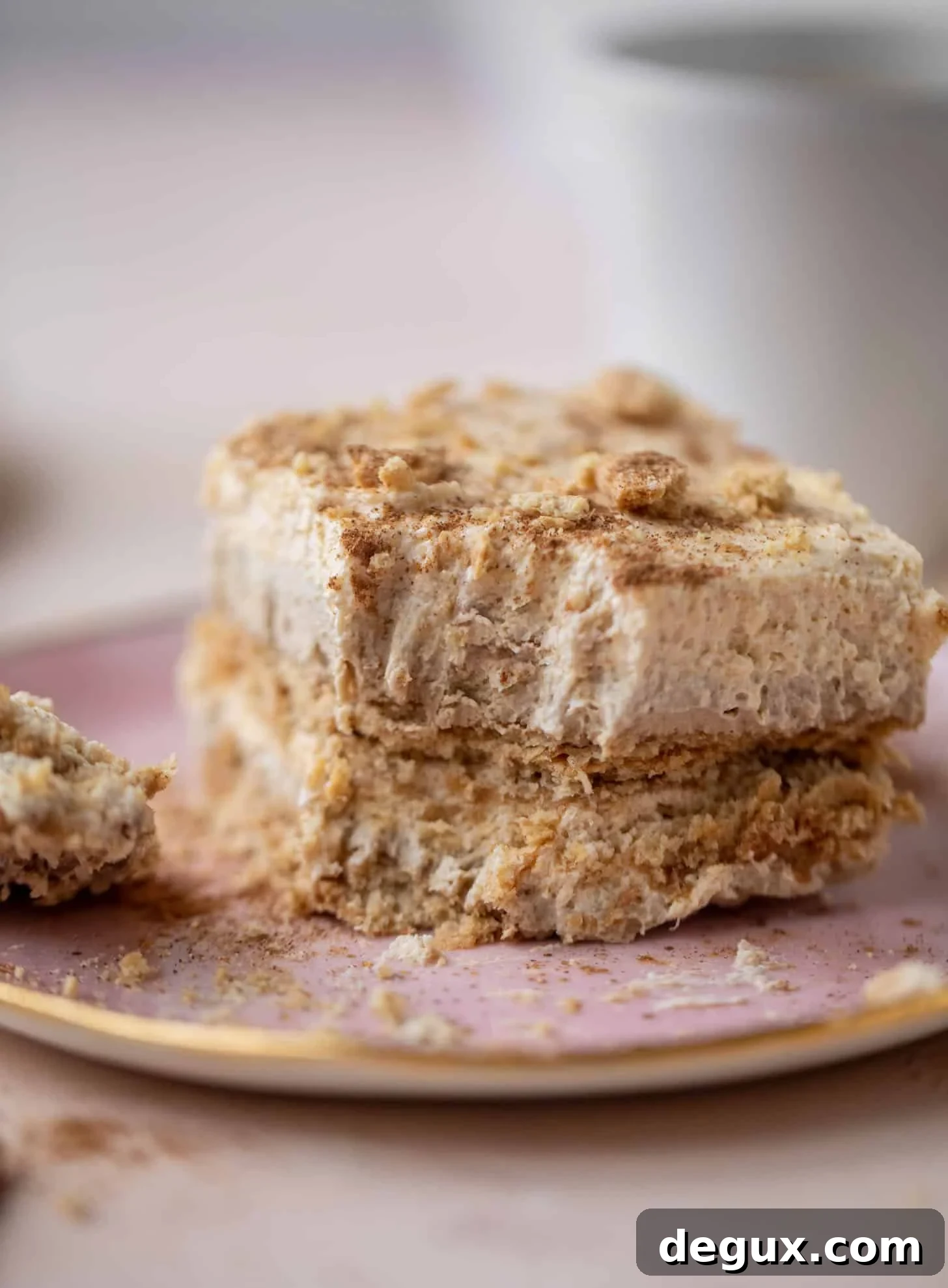 pumpkin cream cold brew icebox cake