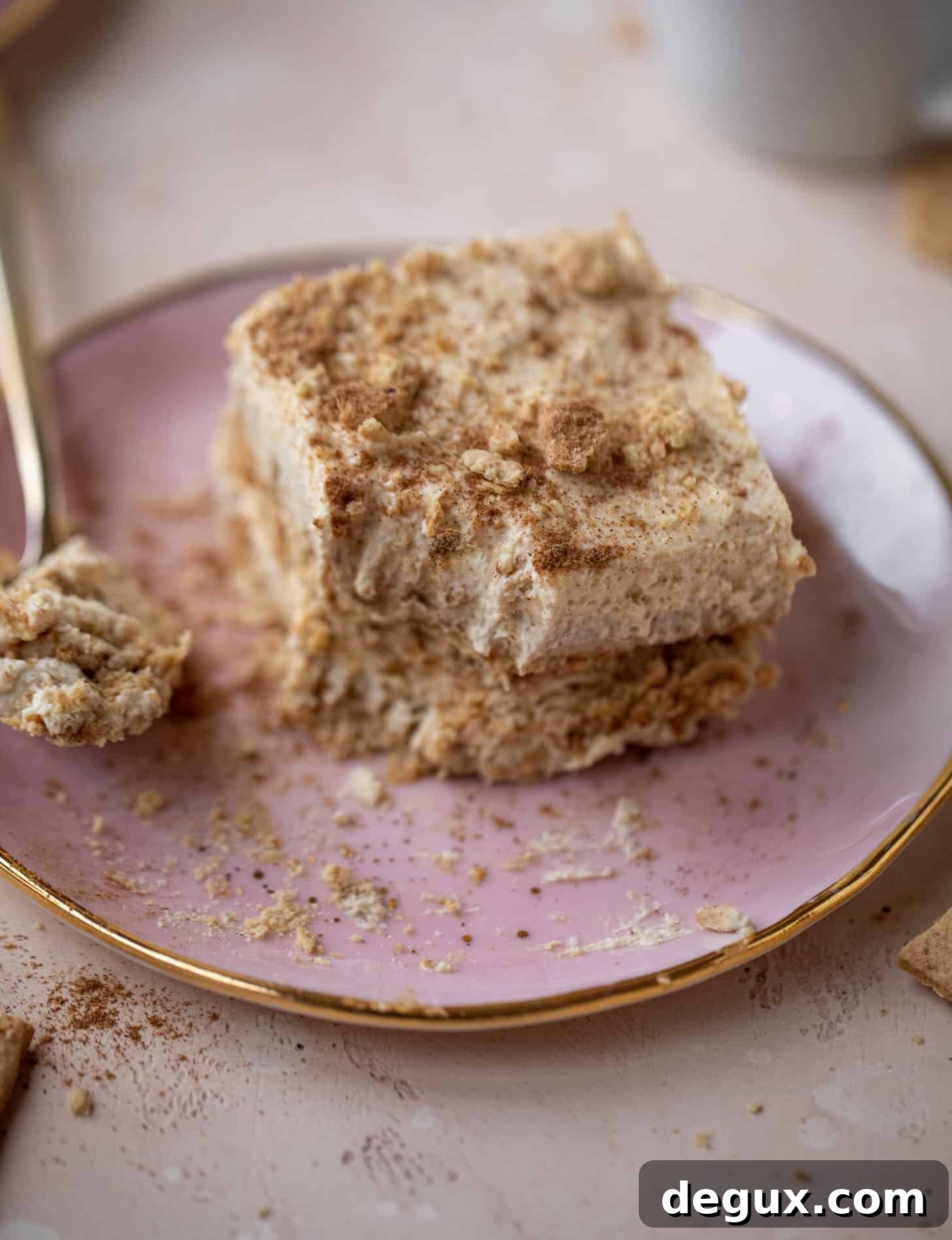pumpkin cream cold brew icebox cake