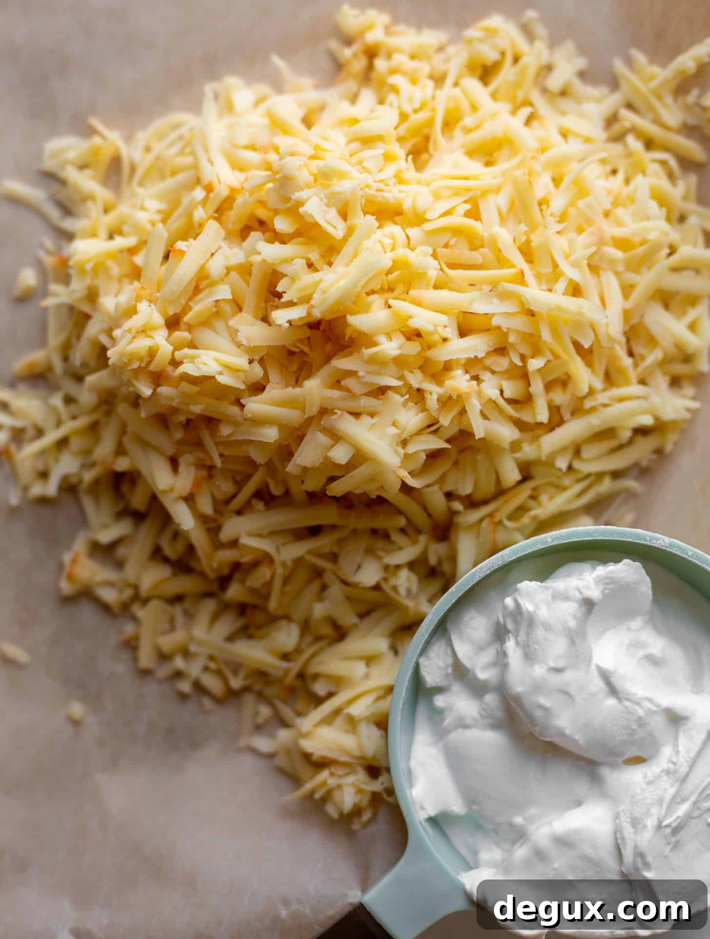 smoked cheddar and sour cream