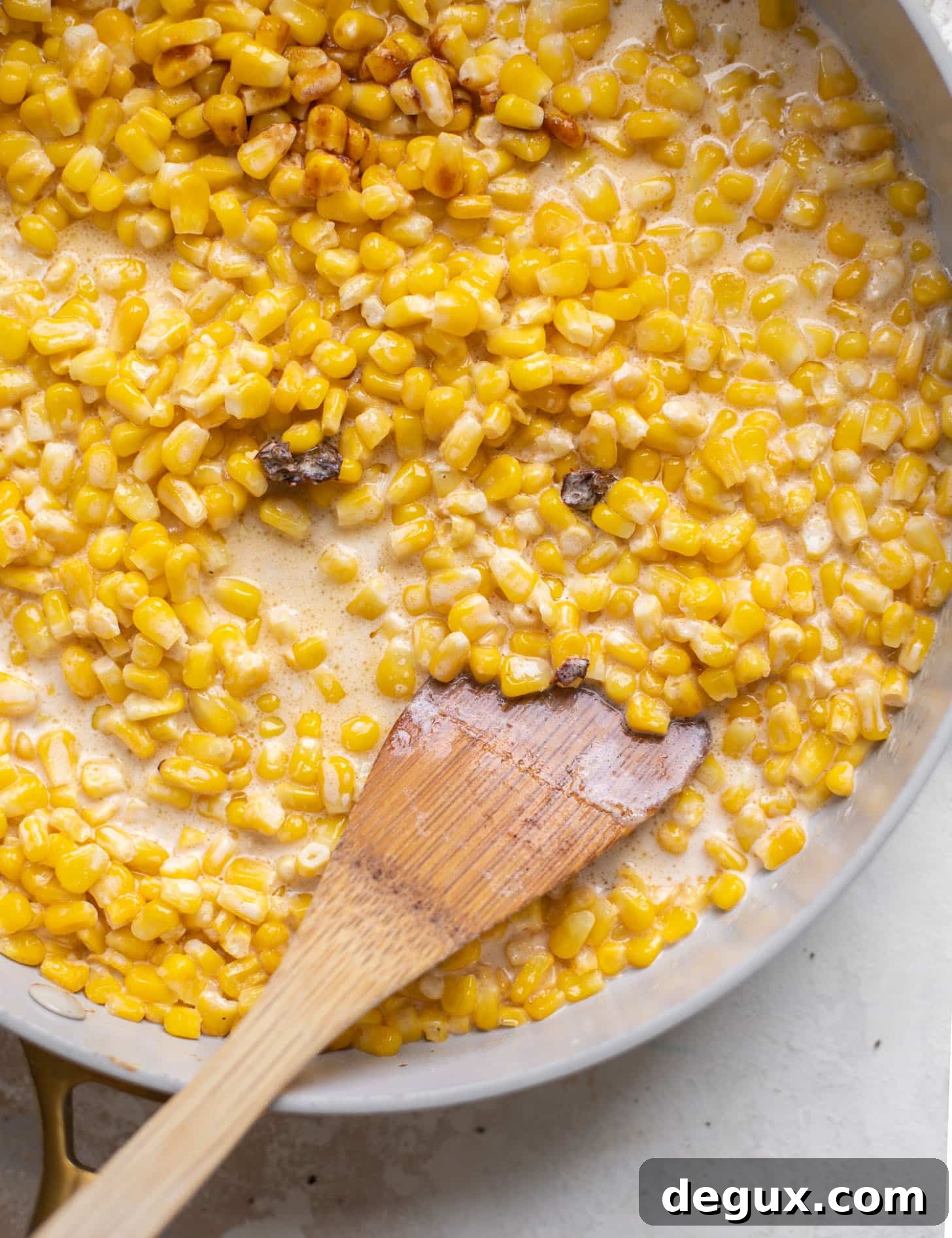 Chipotle Creamed Corn with Crispy Garlic Breadcrumbs 3 chipotle creamed corn
