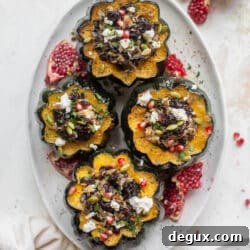 Cranberry and Goat Cheese Stuffed Acorn Squash Recipe 9 img 76286 12