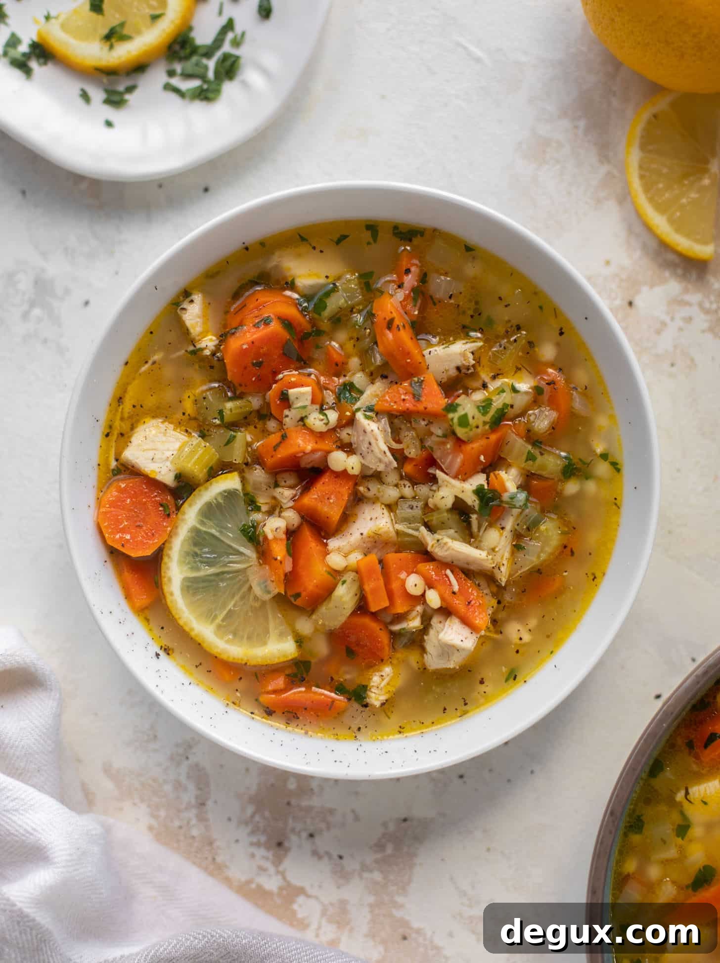 lemon couscous chicken soup