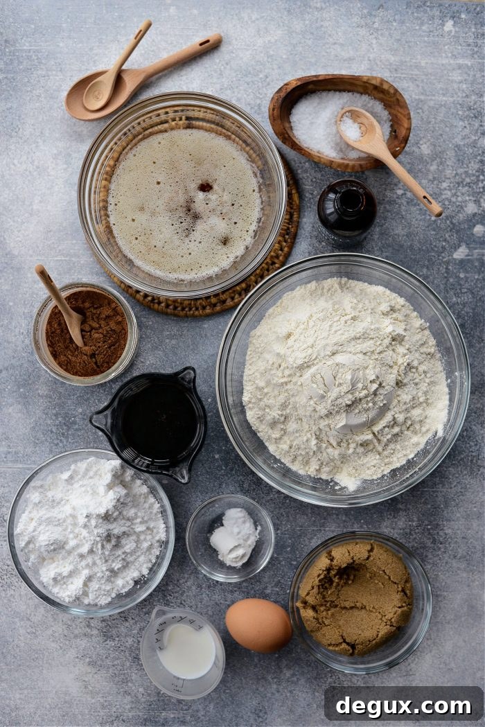 Ultra-Soft Gingerbread Cookies Recipe for Tender, Chewy Treats 4 Super Soft Gingerbread Cookies ingredients