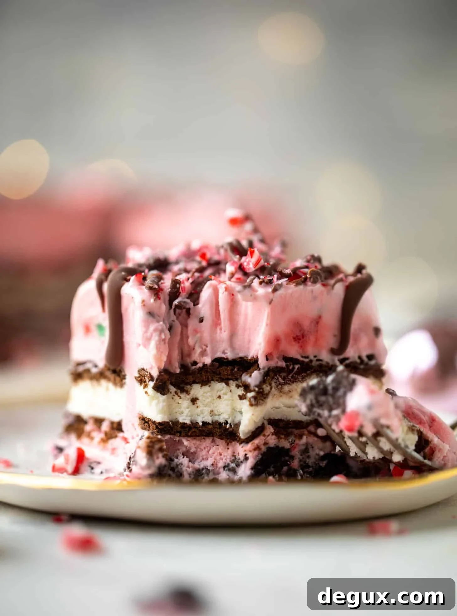 christmas ice cream cake