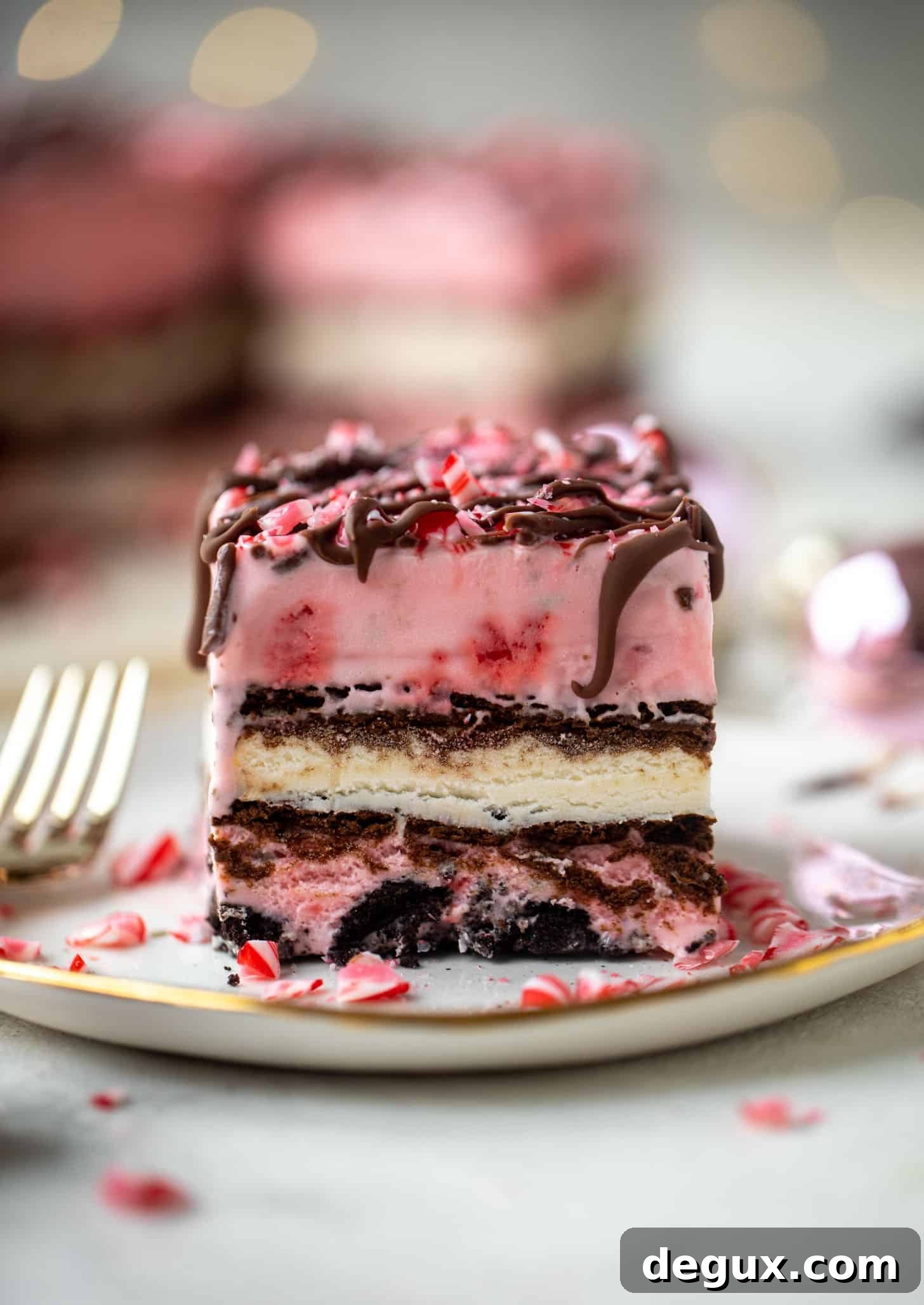 christmas ice cream cake