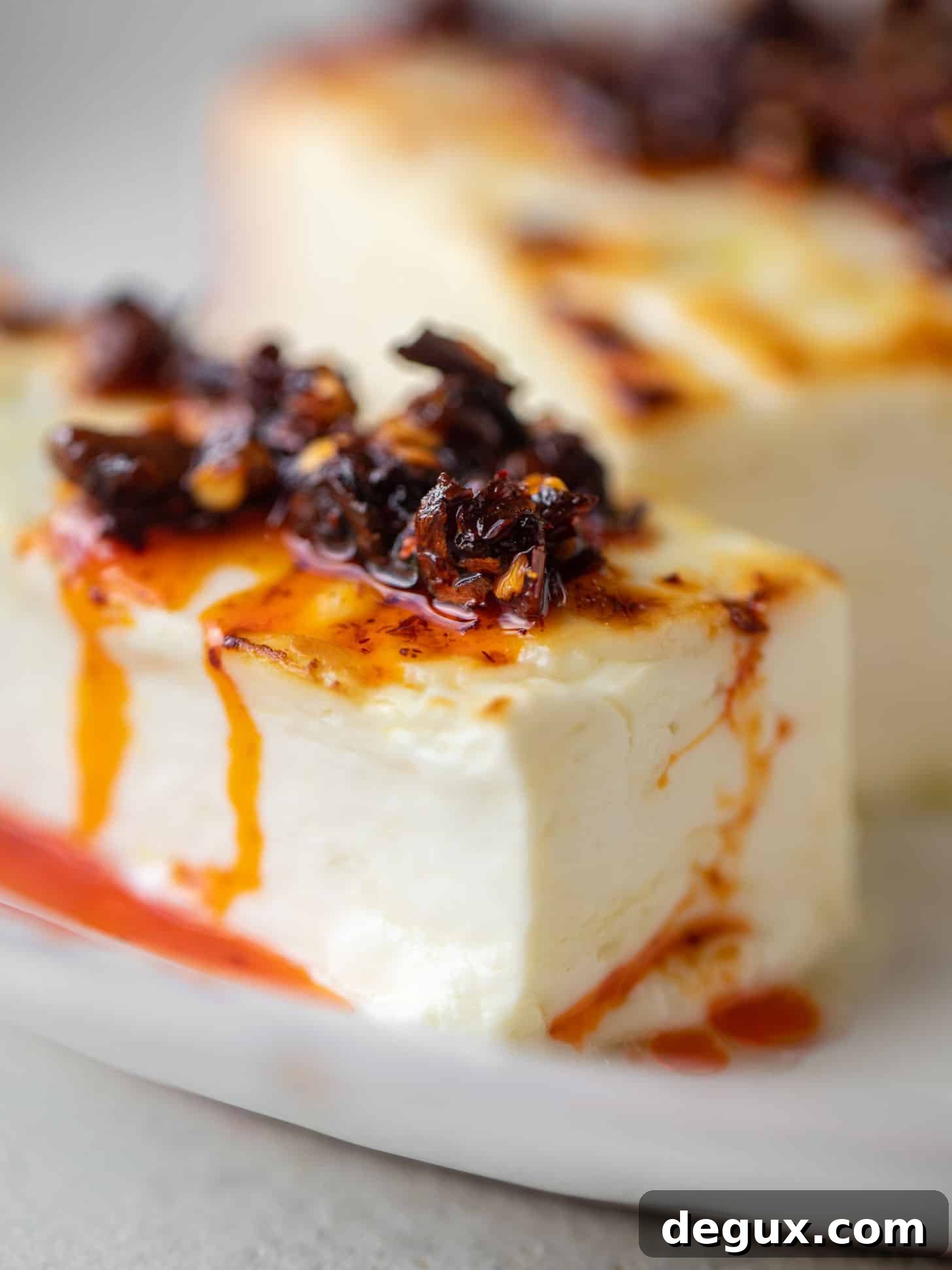 chili crunch baked feta