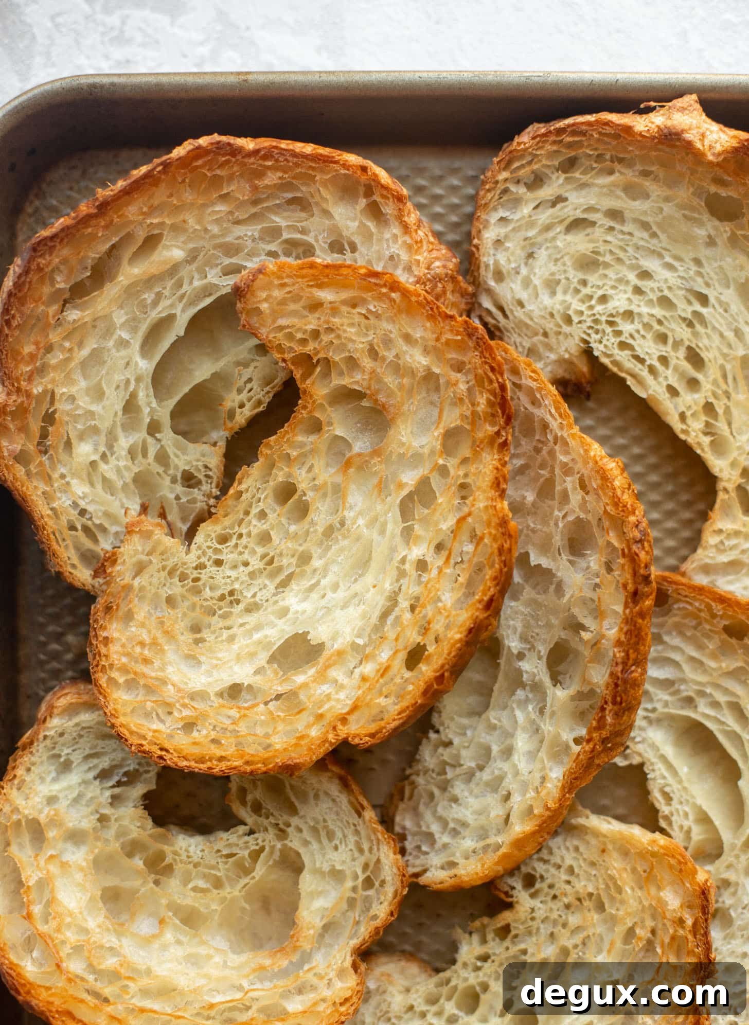 toasted croissants