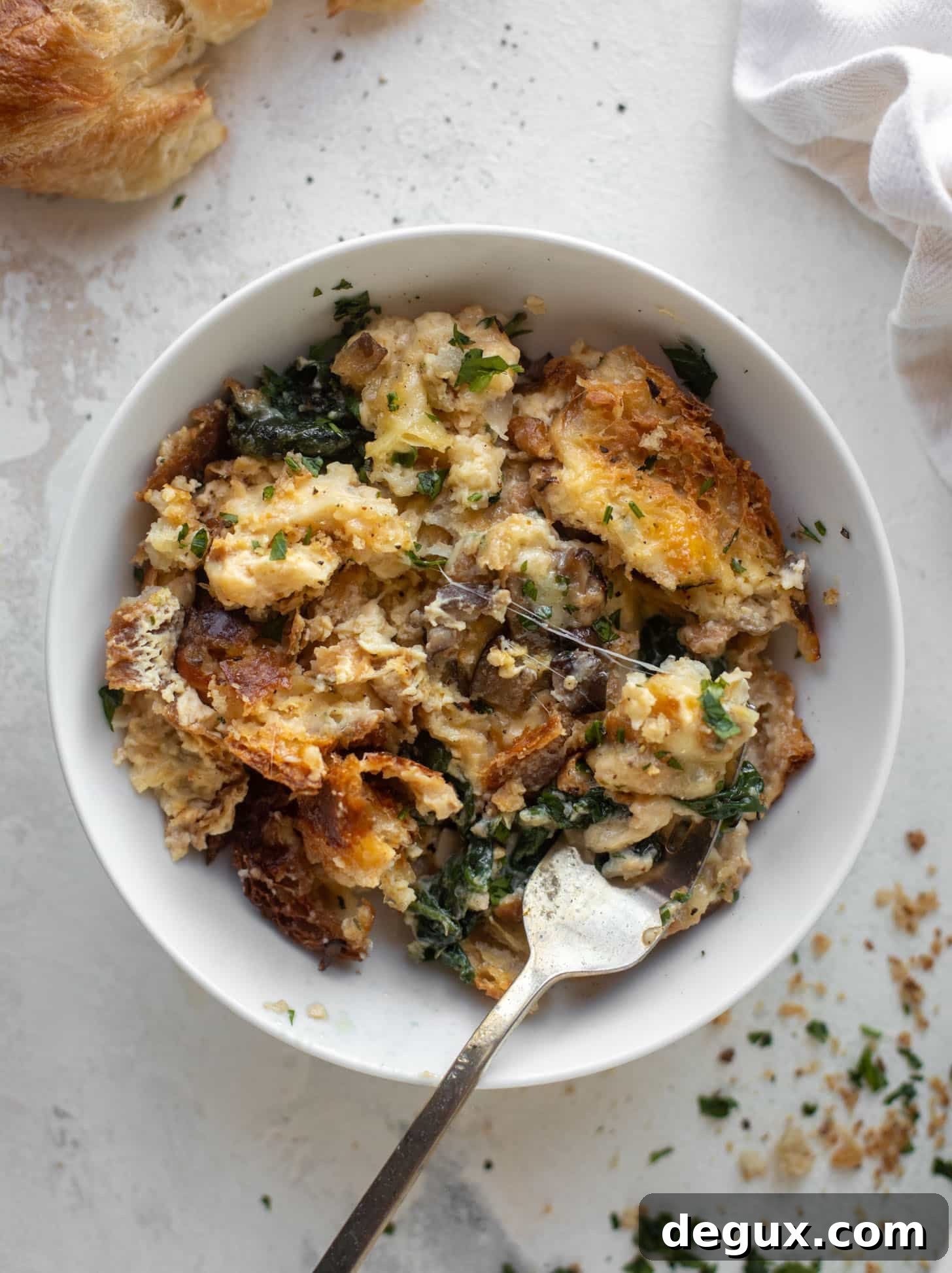 croissant breakfast casserole