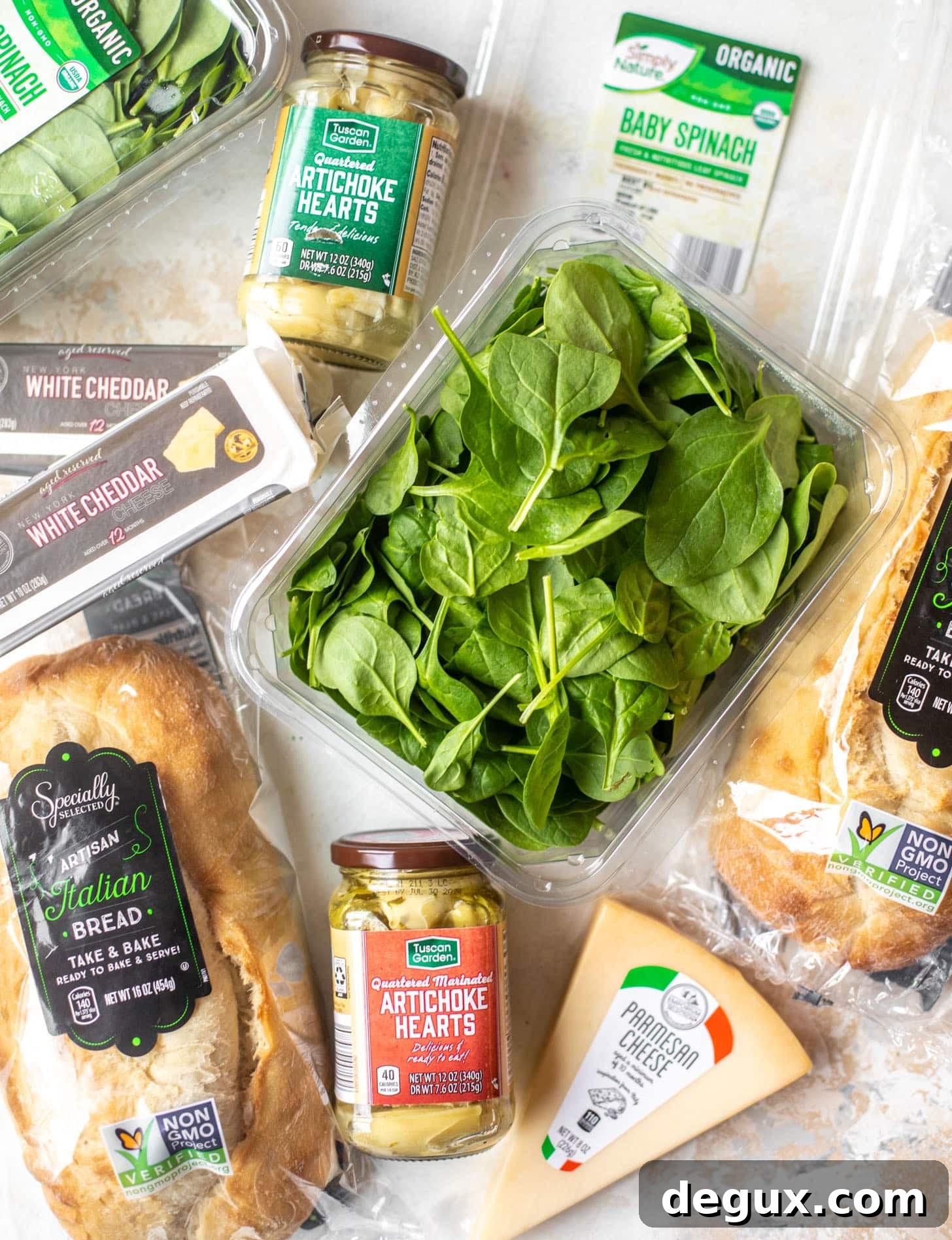 ingredients from ALDI
