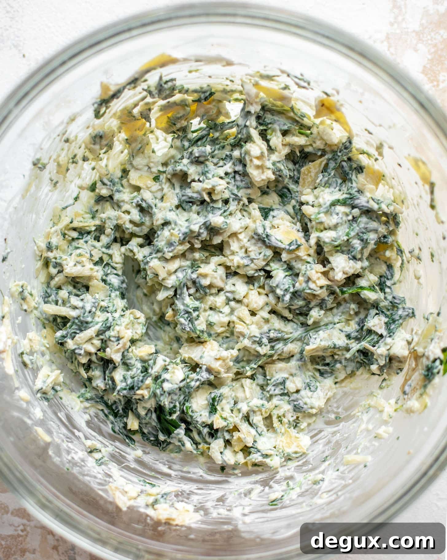 spinach artichoke mixture