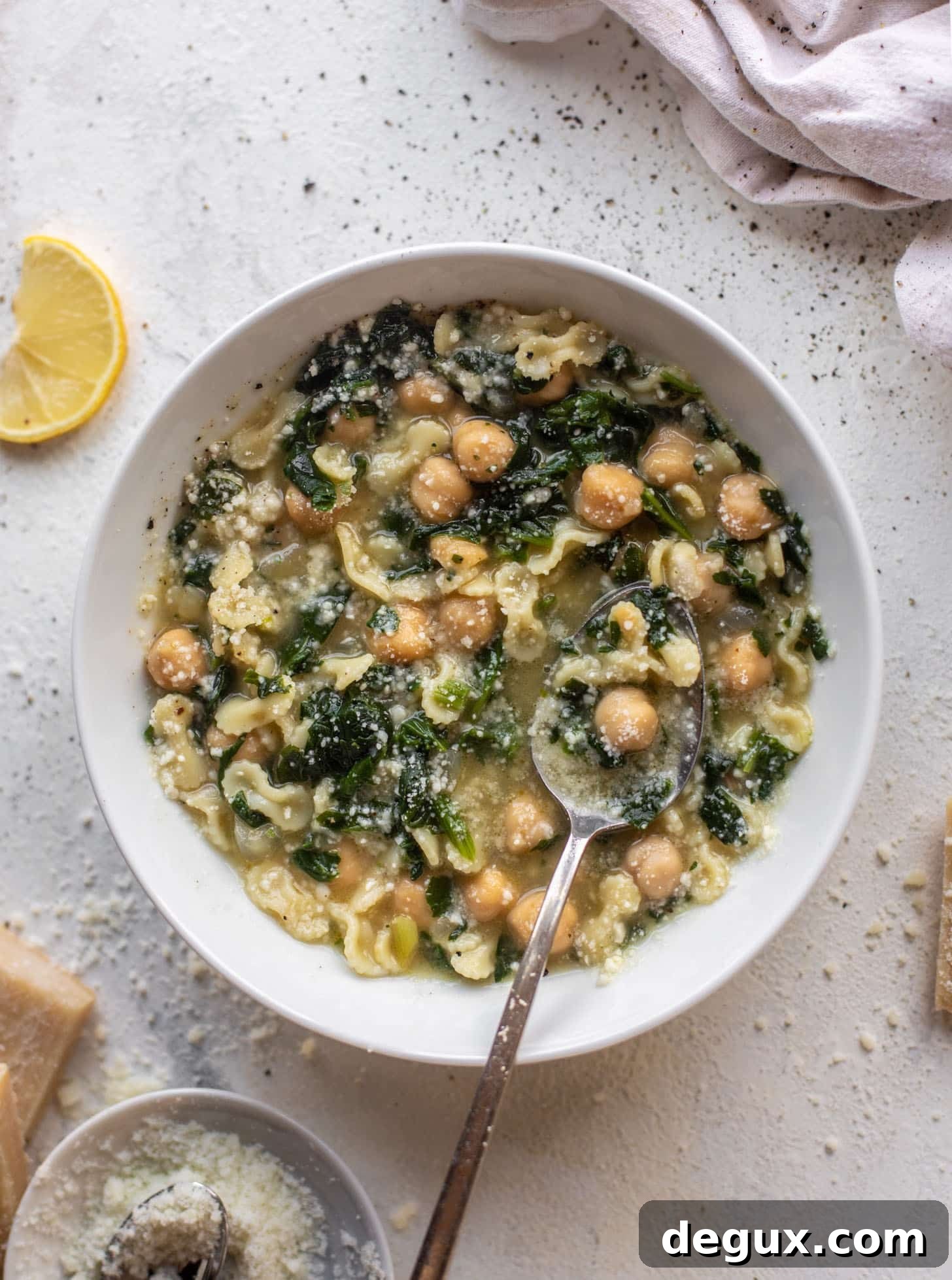 Parmesan Chickpea Soup Recipe for Comforting Weeknight Meals 2 easy parmesan chickpea soup