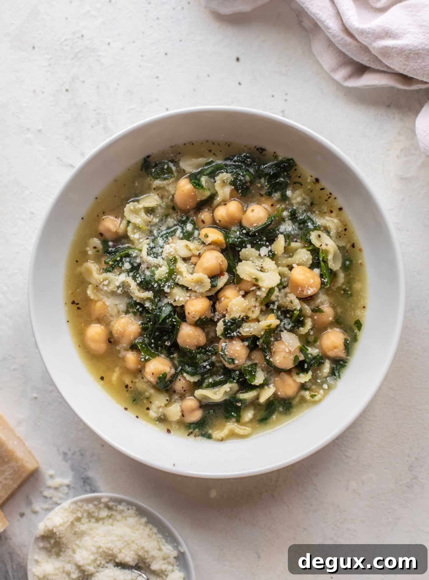 Parmesan Chickpea Soup Recipe for Comforting Weeknight Meals 5 easy parmesan chickpea soup