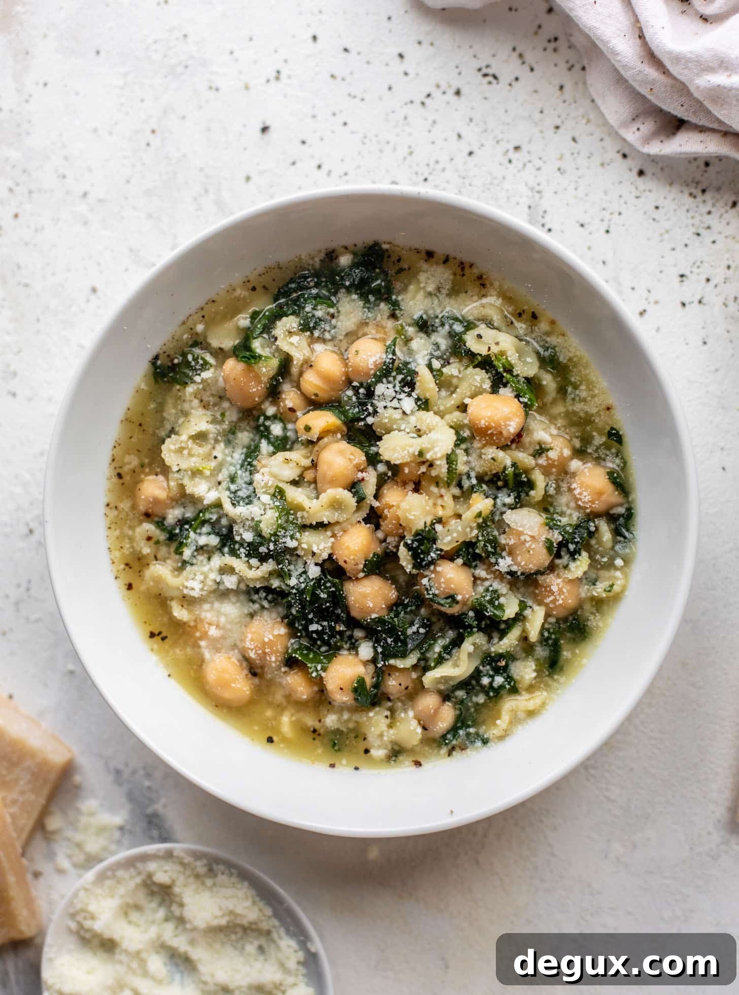 Parmesan Chickpea Soup Recipe for Comforting Weeknight Meals 6 easy parmesan chickpea soup