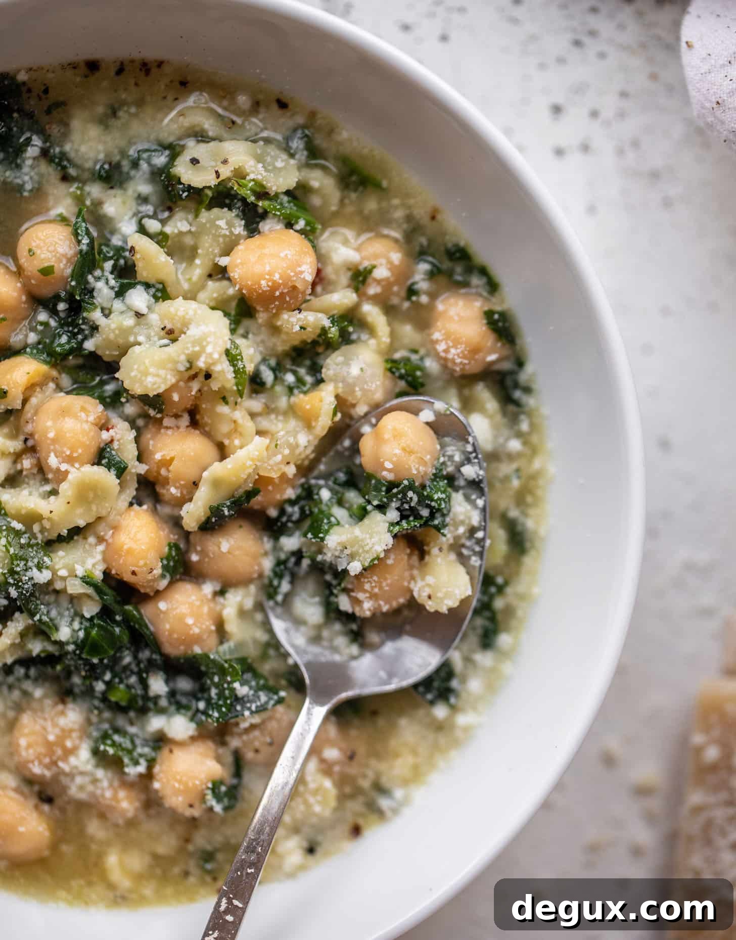 Parmesan Chickpea Soup Recipe for Comforting Weeknight Meals 8 easy parmesan chickpea soup