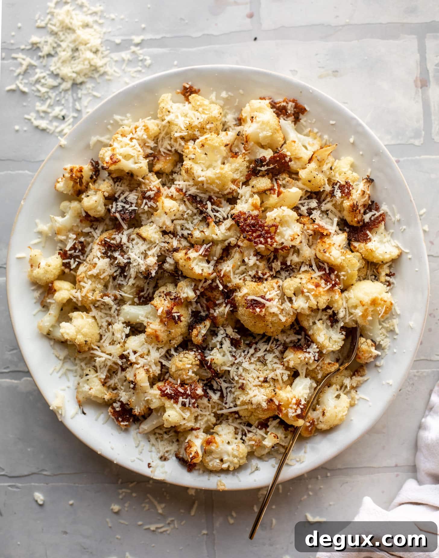 cacio e pepe roasted cauliflower