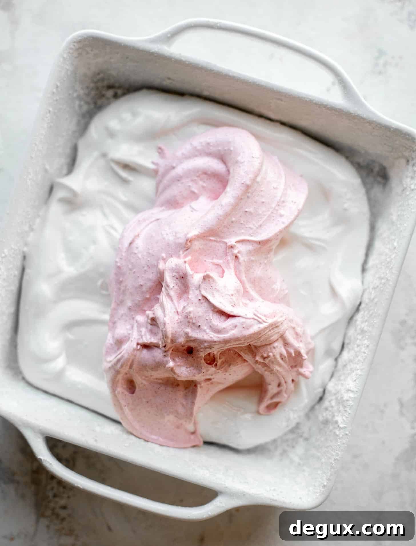 chocolate dipped strawberry swirl marshmallows