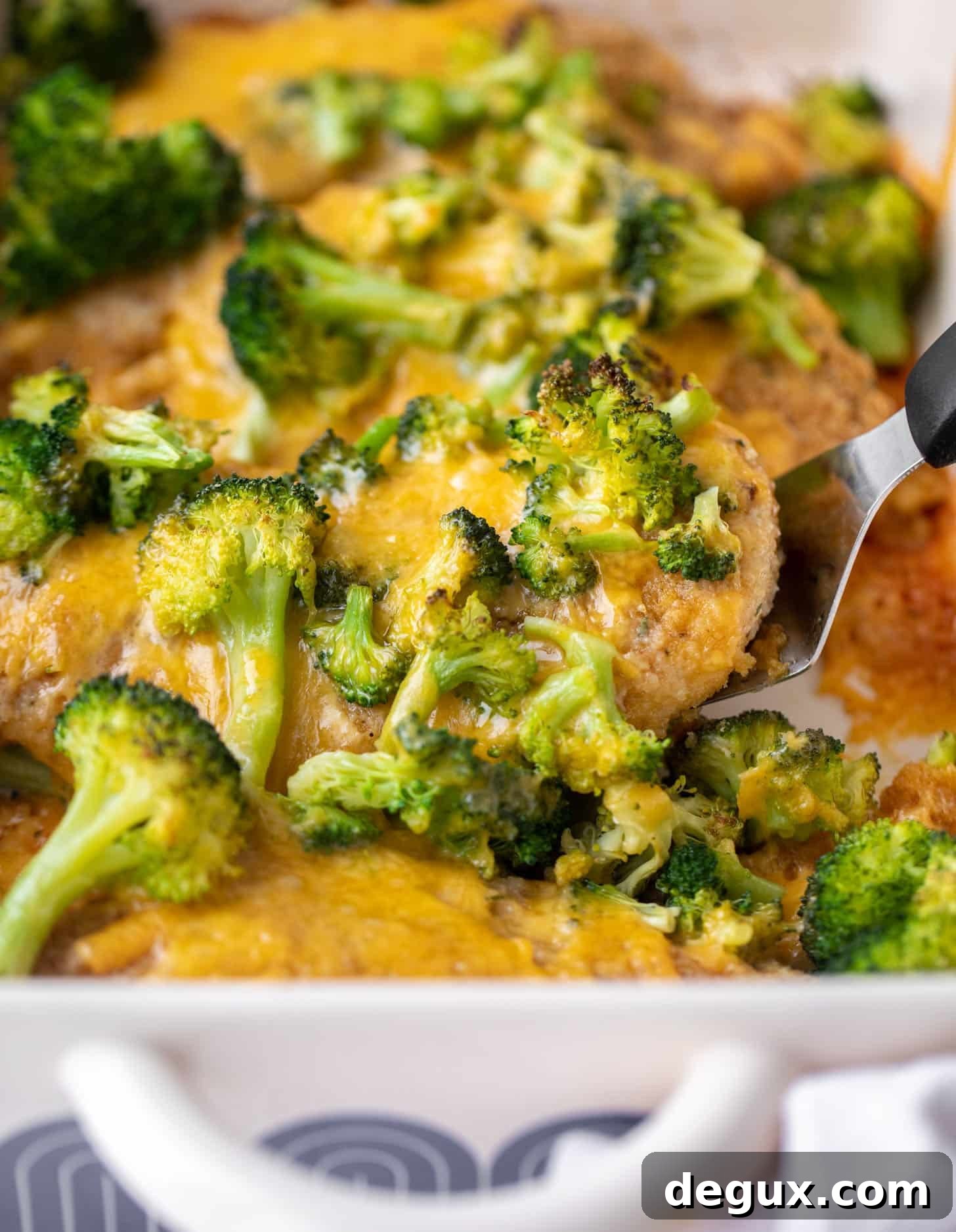 crispy broccoli cheddar melt chicken