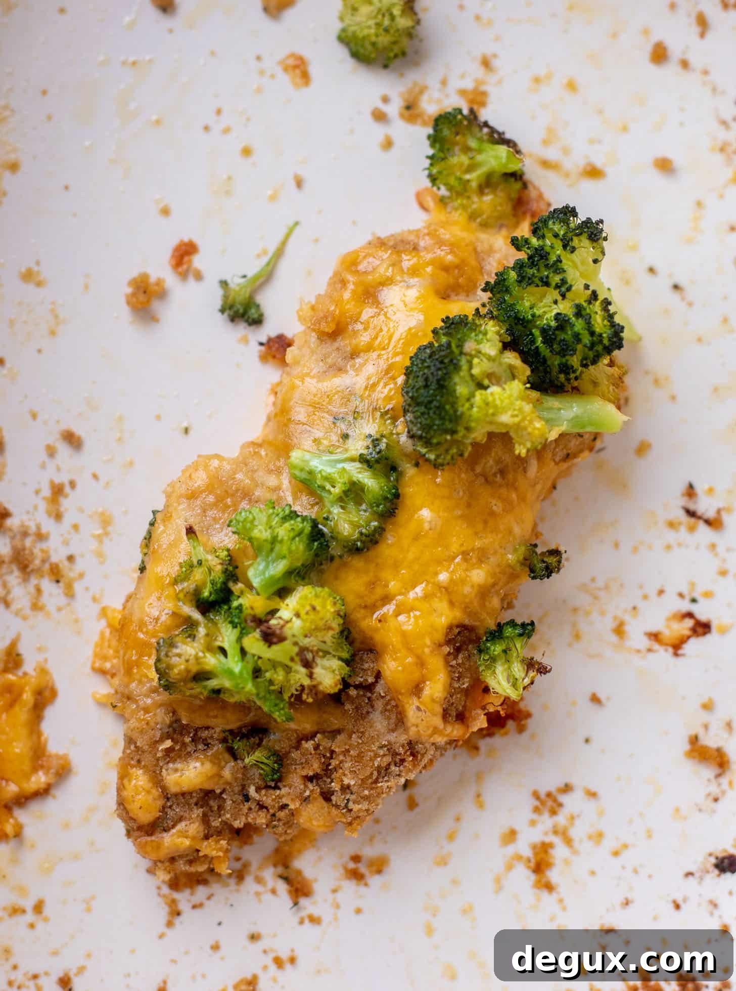 crispy broccoli cheddar melt chicken
