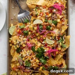 Chipotle Honey BBQ Chicken Nachos with Mango Pico de Gallo 9 img 78555 8