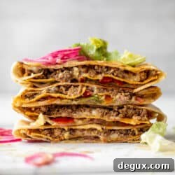 Crispy Cheeseburger Crunchwrap Recipe — Copycat Taco Bell Style 9 img 78580 9