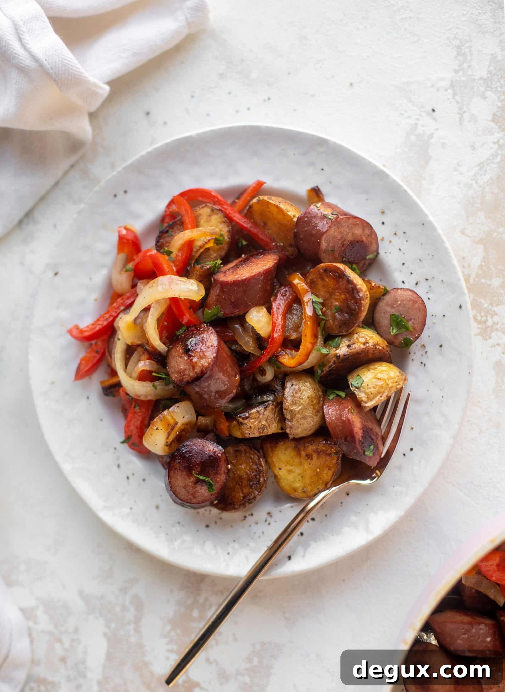 Smoked Turkey Sausage and Crispy Potato Skillet Recipe 7 img 78896 6