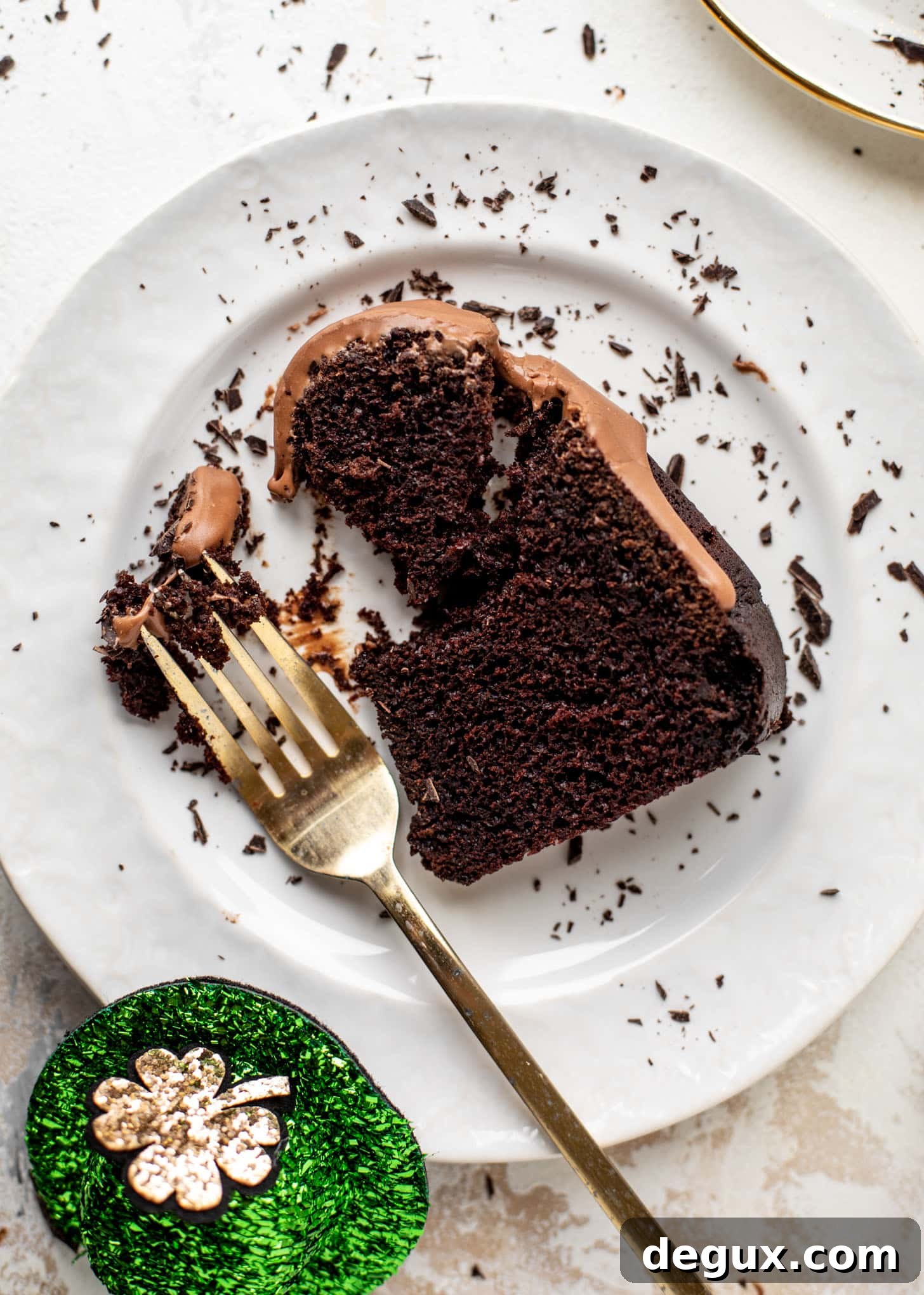 Dark Chocolate Bundt Cake with Irish Cream Glaze Recipe 14 img 79142 13
