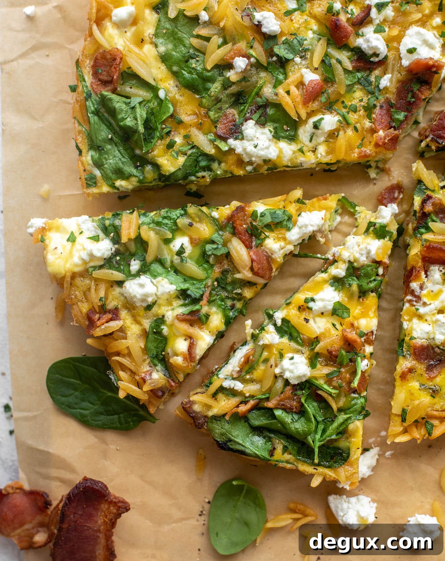 Crispy Orzo Frittata with Bacon & Goat Cheese Recipe 10 crispy orzo frittata with bacon and goat cheese