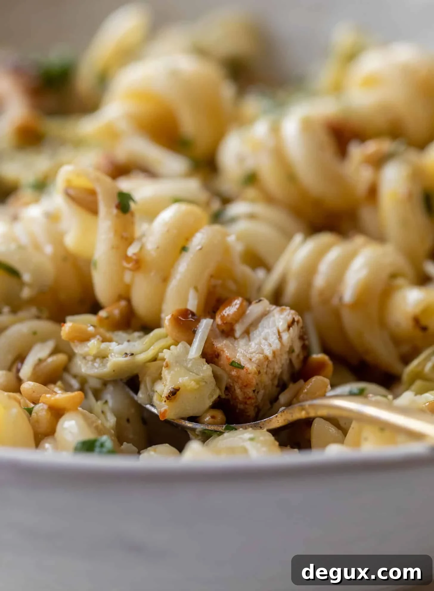 Zesty Lemon Chicken & Artichoke Pasta Salad Recipe 10 lemon chicken artichoke pasta salad
