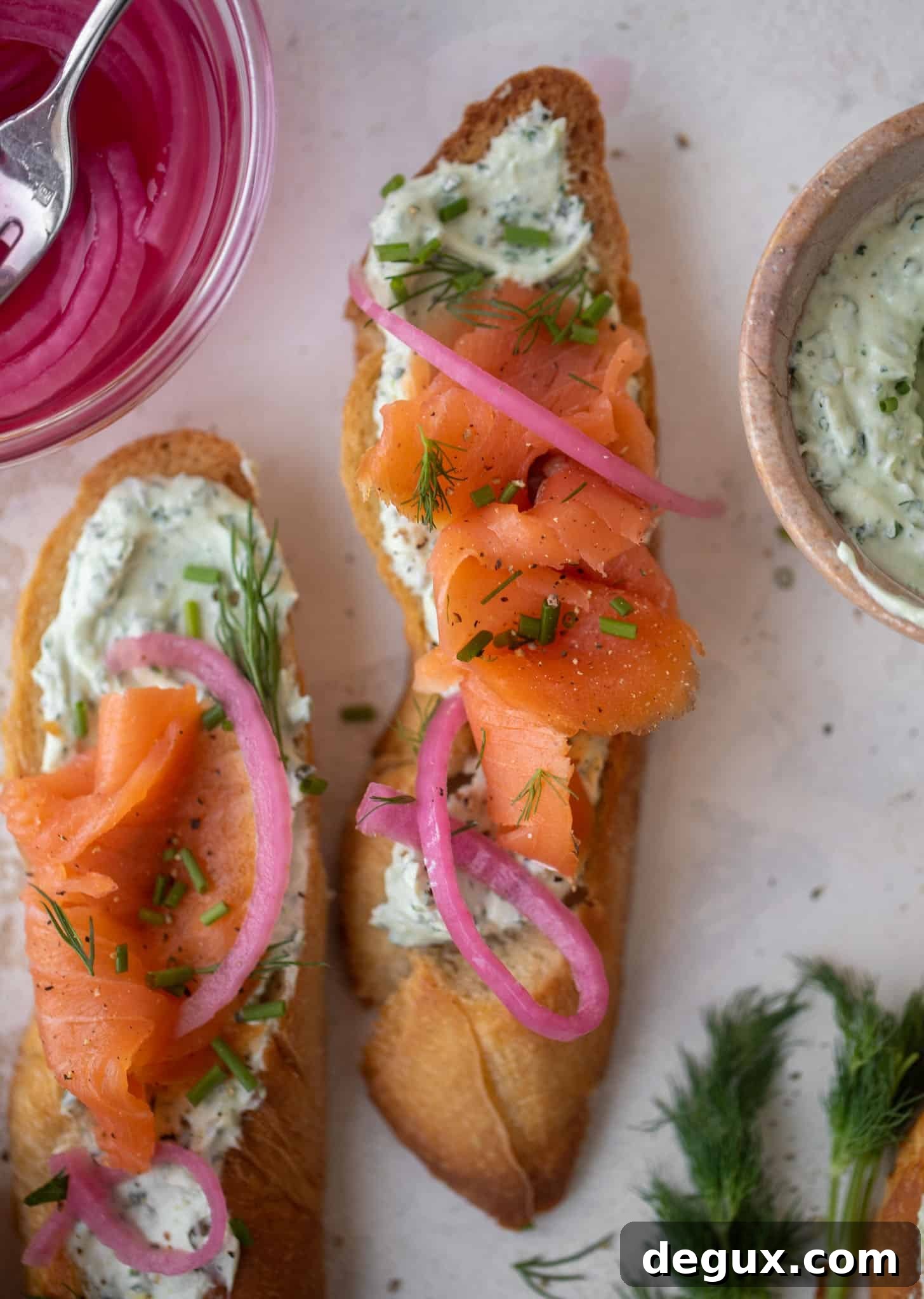Smoked Salmon Tartines with Green Goddess Goat Cheese Spread 10 smoked salmon tartines with green goddess goat cheese