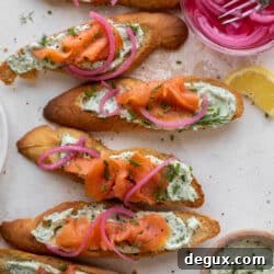 Smoked Salmon Tartines with Green Goddess Goat Cheese Spread 9 img 79495 9