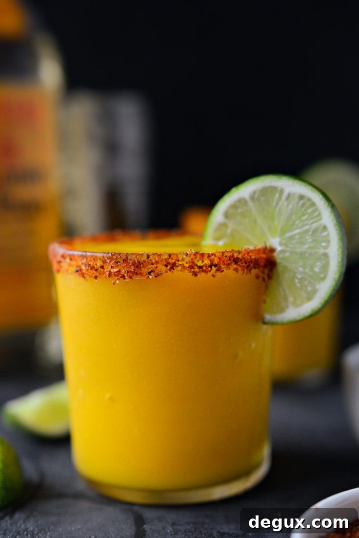 Mango Mezcal Margarita Slush