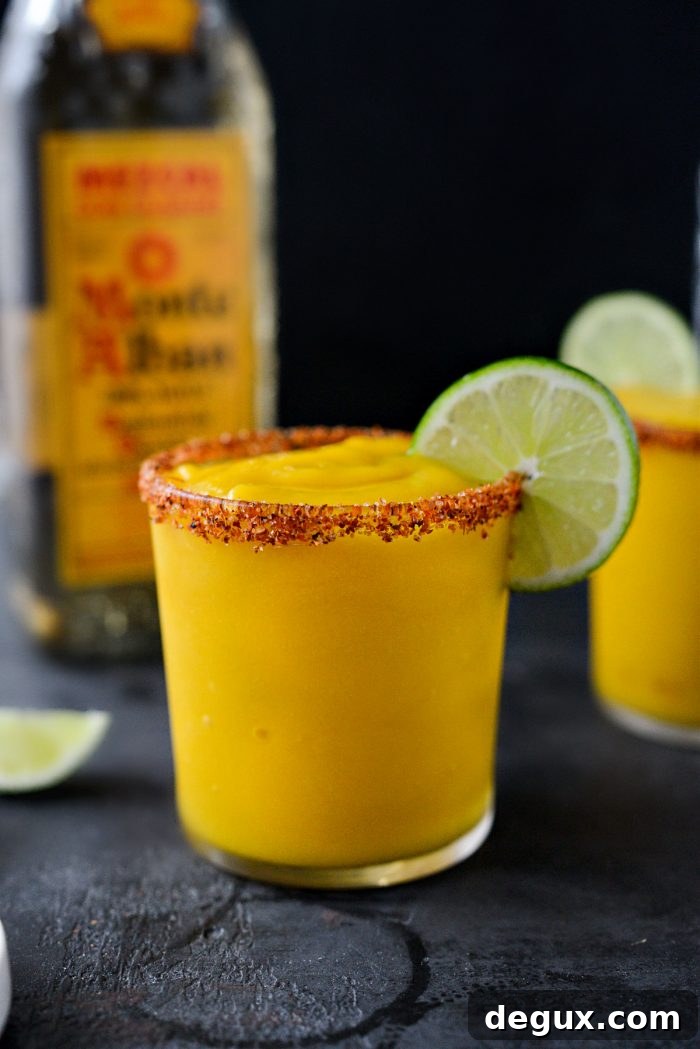 Mango Mezcal Margarita Slush