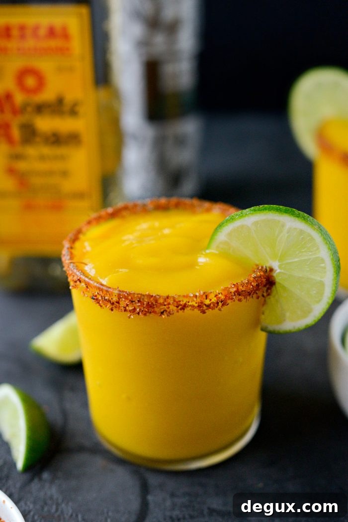 Mango Mezcal Margarita Slush