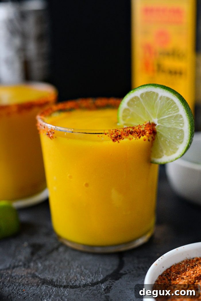Mango Mezcal Margarita Slush
