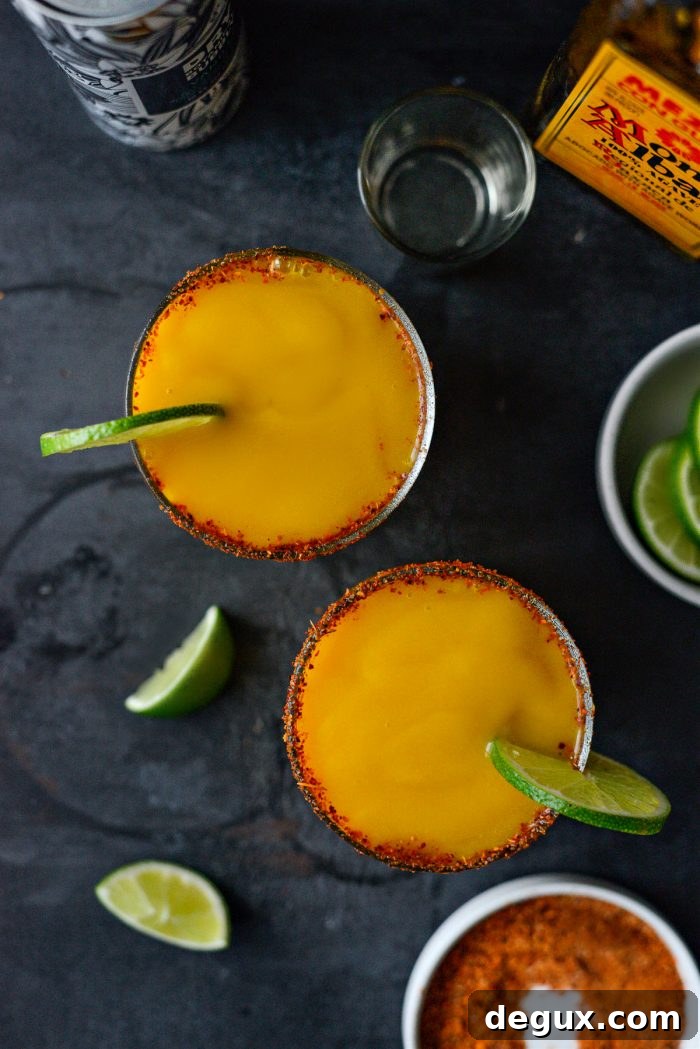 Mango Mezcal Margarita Slush