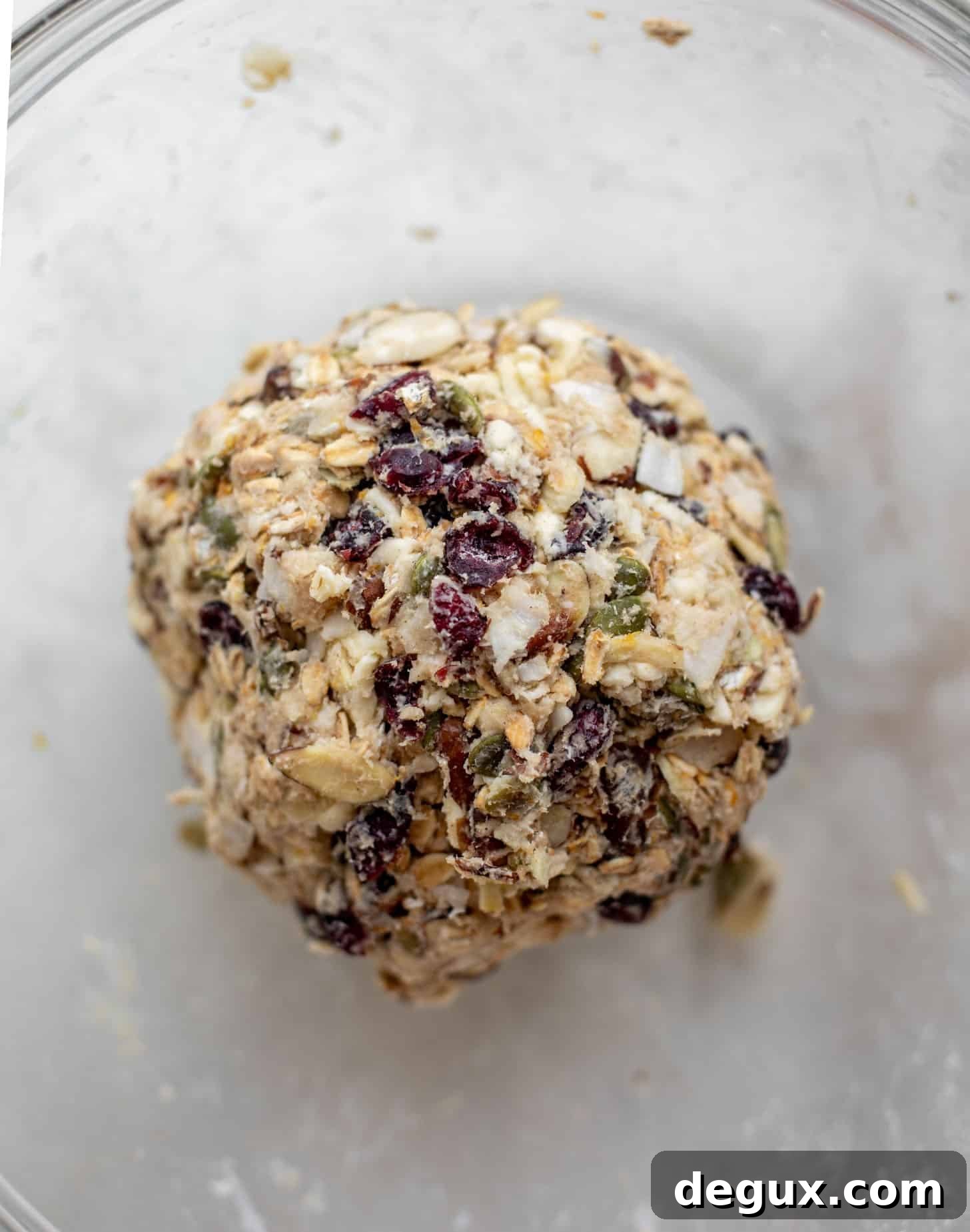 granola scones dough