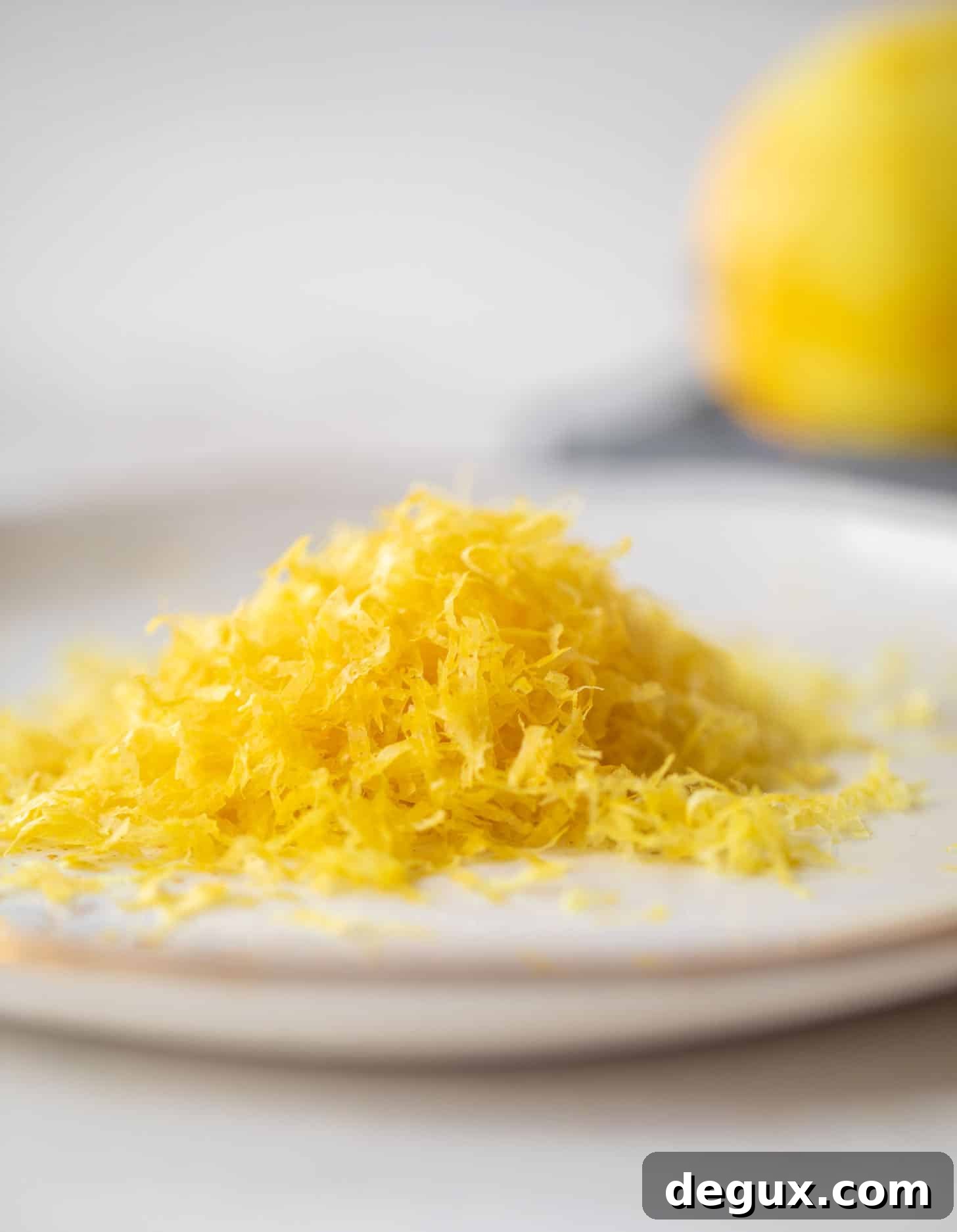 fresh lemon zest