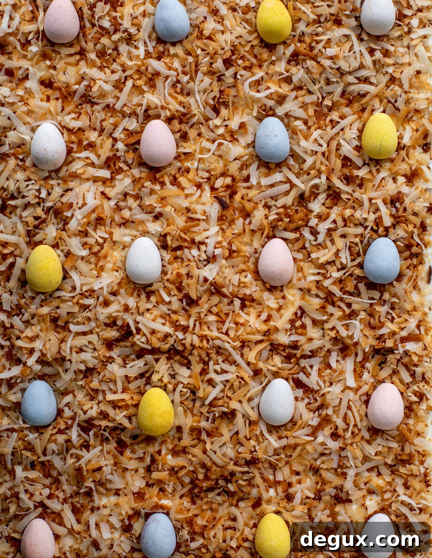 chocolate coconut easter cake