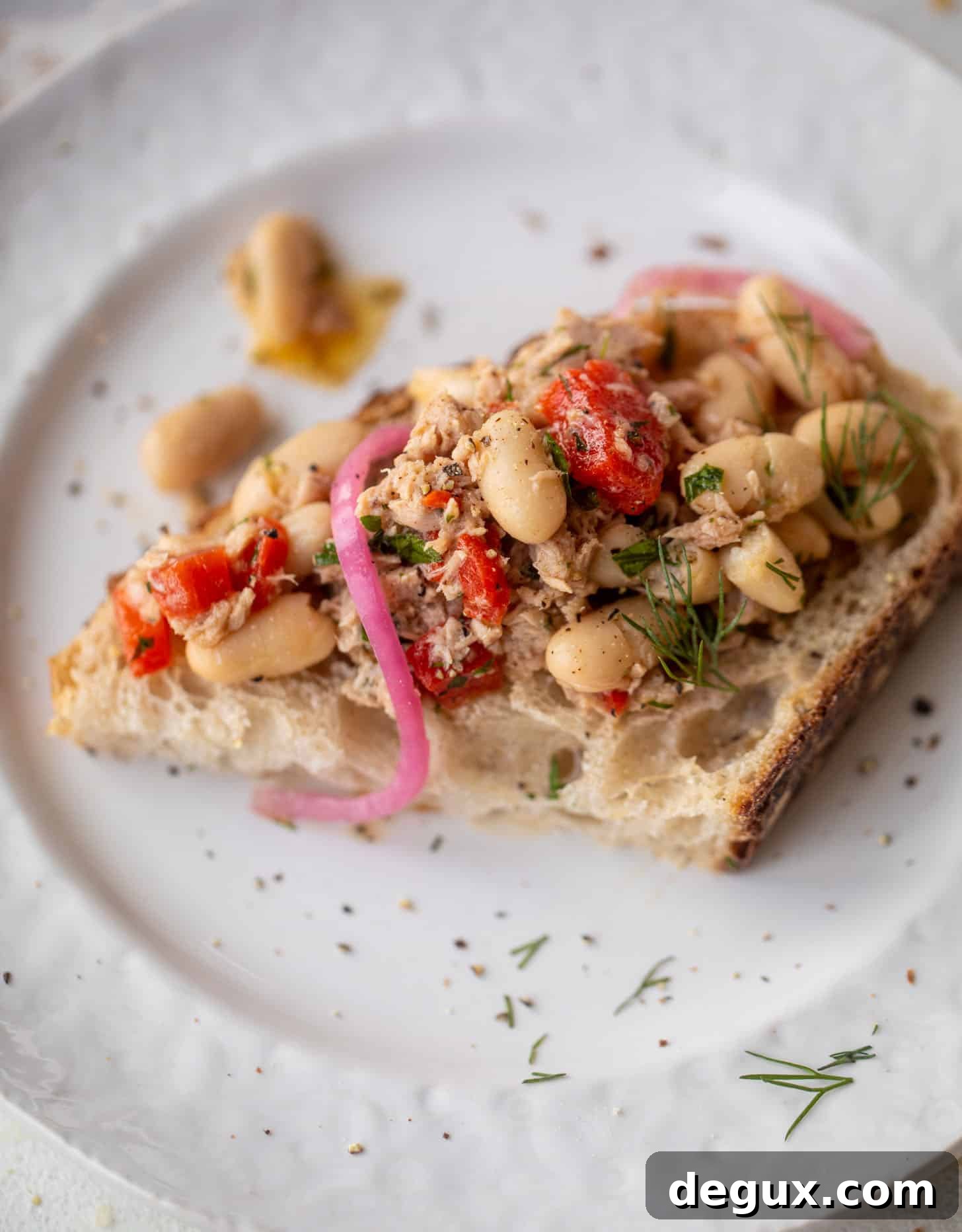 herby white bean tuna salad