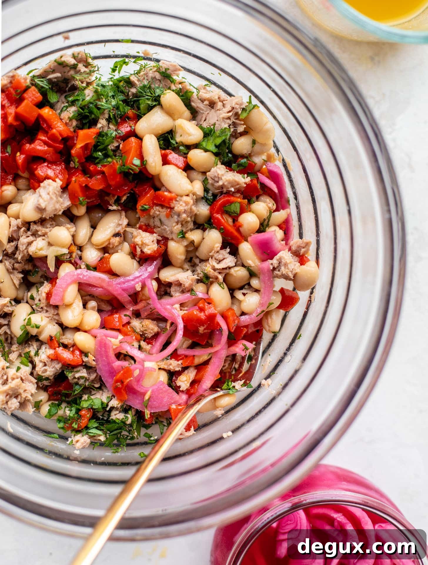 herby white bean tuna salad