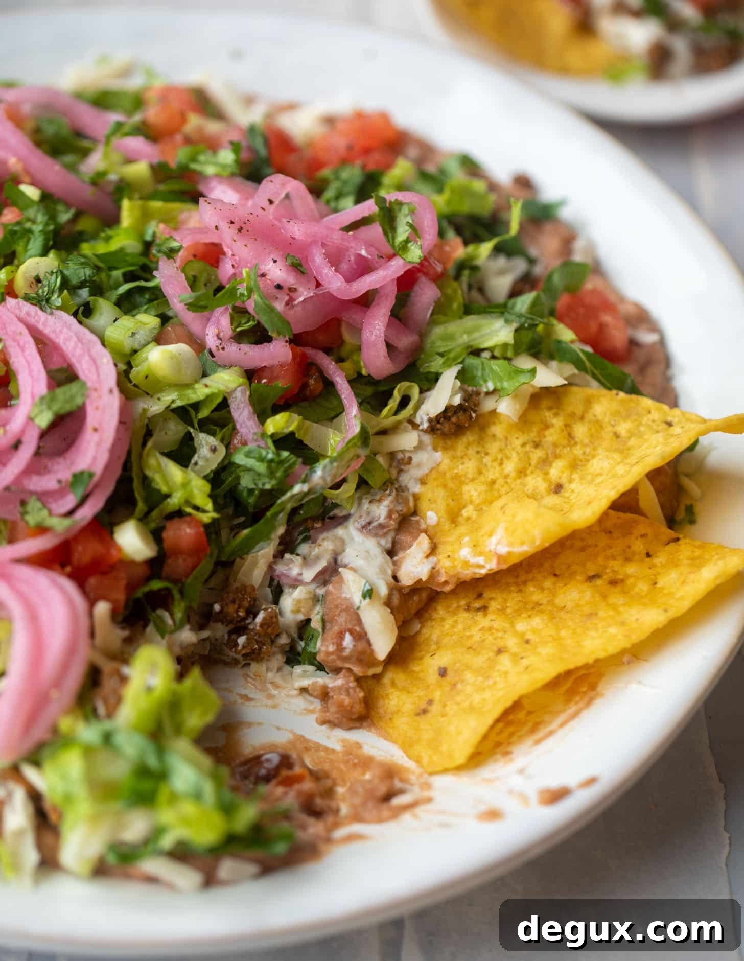 smoky chipotle layered taco dip