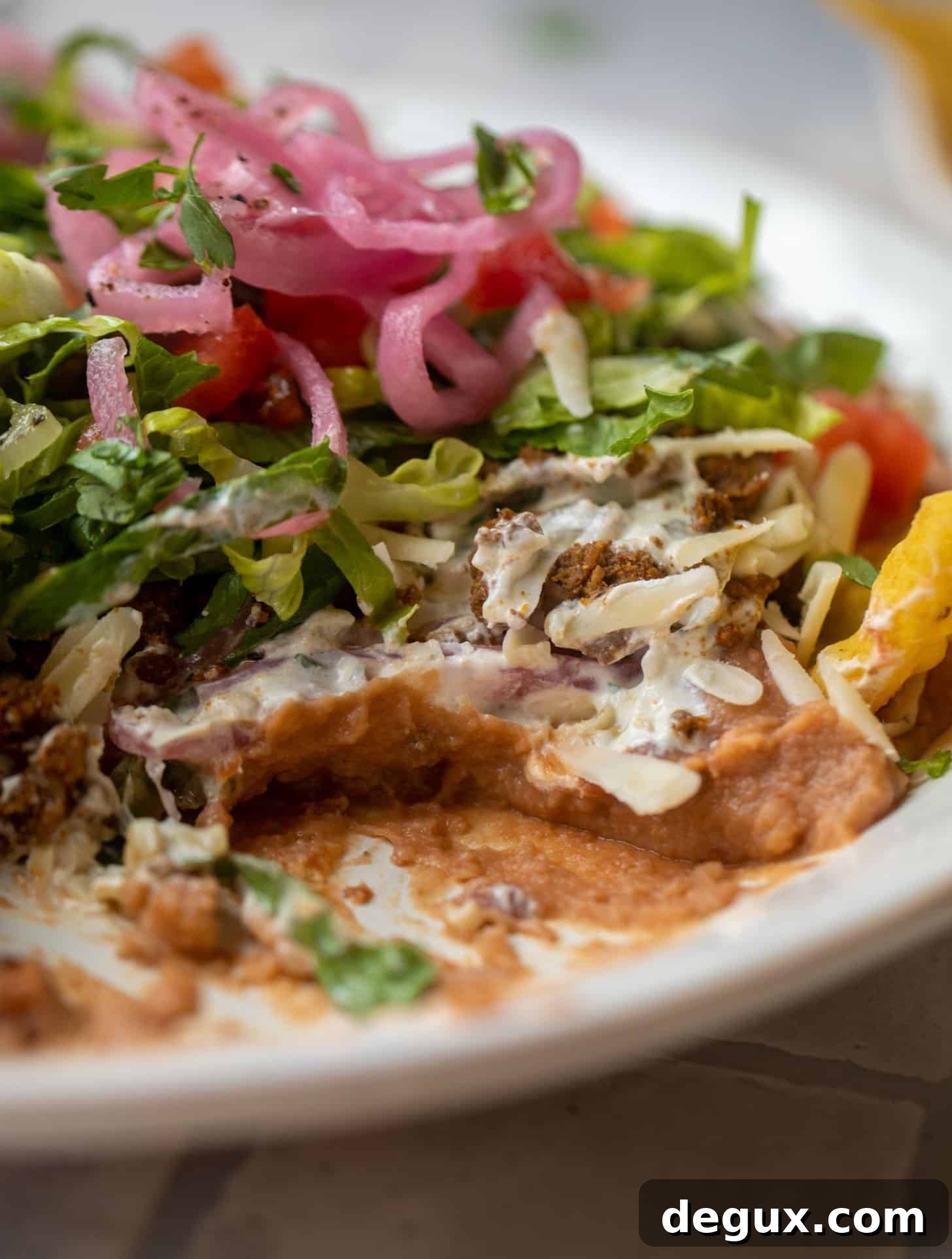 smoky chipotle layered taco dip